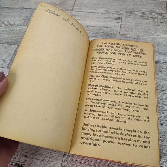 Reap in Tears by Jack Hoffenberg‎ 1972 Avon Ninth Print Paperback - Picture 4 of 12